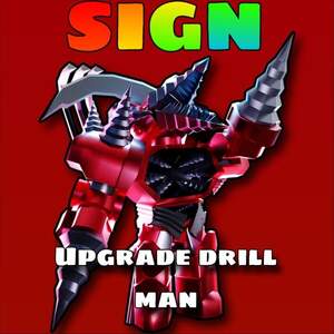Upgrade Titan Drillman Sign